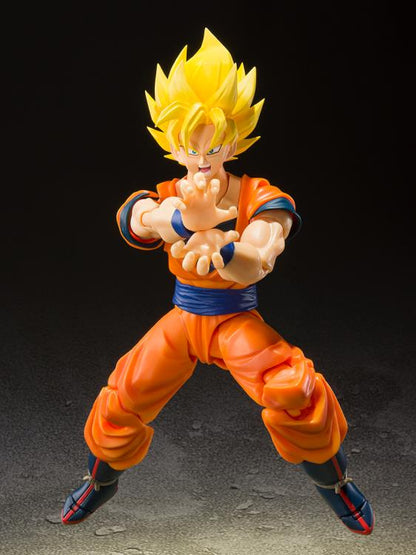 Pedido Figura Super Saiyan Goku Full Power - Dragon Ball Z - S.H.Figuarts marca Bandai Spirits escala pequeña 1/12