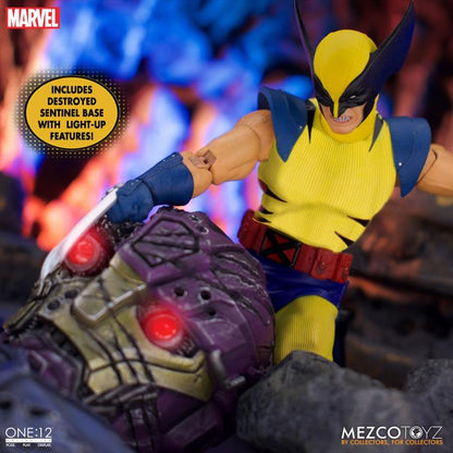 Pedido Figura Wolverine Deluxe Steel Box Edition - Marvel One:12 Collective marca Mezco Toyz 76536 escala pequeña 1/12