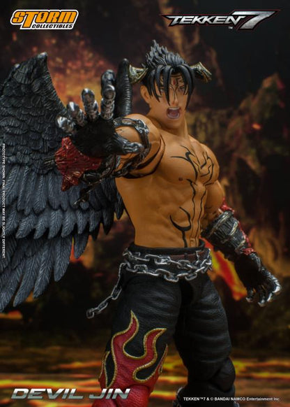 Pedido Figura Devil Jin - Tekken 7 marca Storm Collectibles escala pequeña 1/12