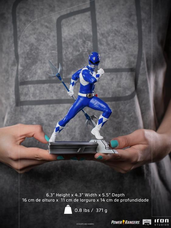 Pedido Estatua Blue Ranger - Mighty Morphin Power Rangers - Battle Diorama Series (BDS) - marca Iron Studios escala de arte 1/10