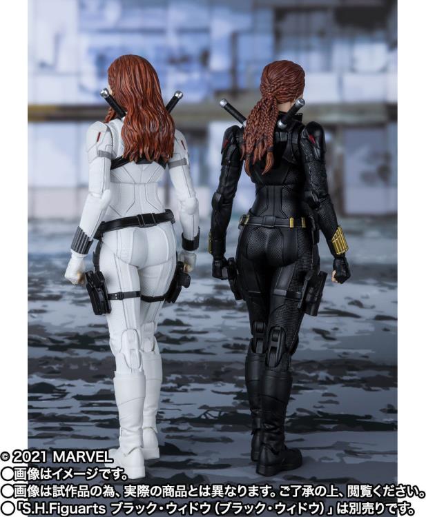 Pedido Figura Black Widow (White Snow Suit Version) (Exclusive) - Avengers: Infinity War - S.H.Figuarts marca Bandai Spirits escala pequeña 1/12