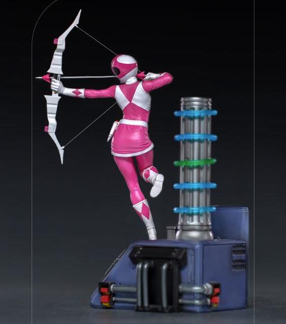 Pedido Estatua Pink Ranger - Mighty Morphin Power Rangers - Battle Diorama Series (BDS) - marca Iron Studios escala de arte 1/10