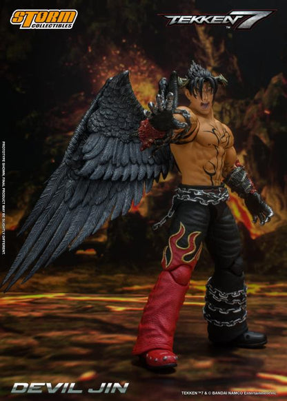 Pedido Figura Devil Jin - Tekken 7 marca Storm Collectibles escala pequeña 1/12