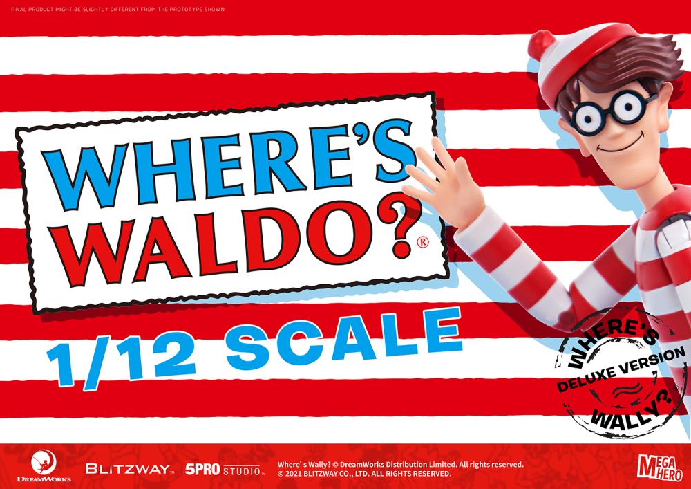 Pedido Figura Waldo (Deluxe version) - Where´s Waldo? marca Blitzway 5PRO-MG-20303 escala pequeña 1/12 (18 cm)