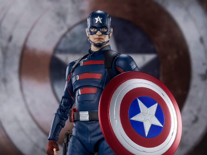 Pedido Figura Captain America (John Walker) - The Falcon and the Winter Soldier - S.H.Figuarts marca Bandai Spirits escala pequeña 1/12