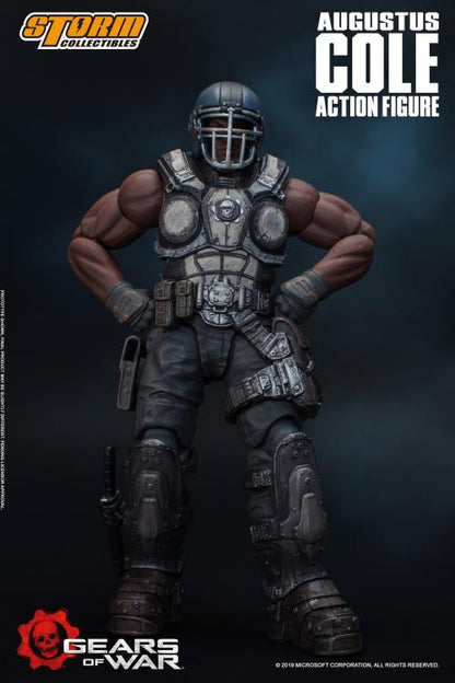 Pedido Figura Augustus Cole - Gears of War marca Storm Collectibles escala pequeña 1/12