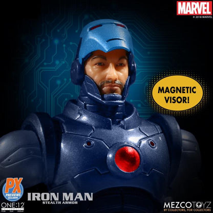 Pedido Figura Iron Man (Stealth Armor) - PX Previews Exclusive - Marvel One:12 Collective marca Mezco Toyz escala pequeña 1/12