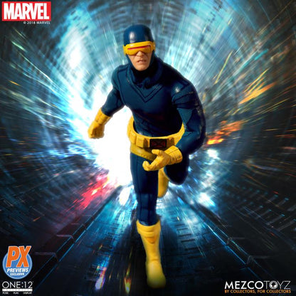 Pedido Figura Cyclops PX Previews Exclusive - Marvel One:12 Collective marca Mezco Toyz 76290 escala pequeña 1/12