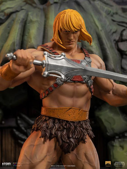 Pedido Estatua He-Man Deluxe - Masters of the Universe - marca Iron Studios escala de arte 1/10