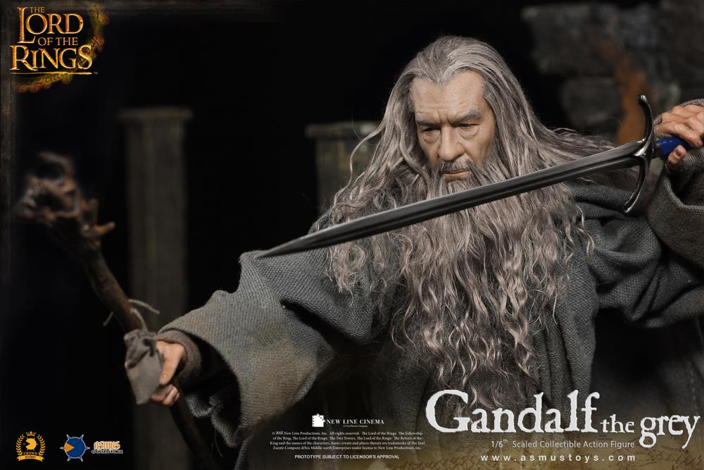 Preventa Figura Gandalf The Grey - The Lord of the Rings marca Asmus Toys Crown Series CRW001 escala 1/6