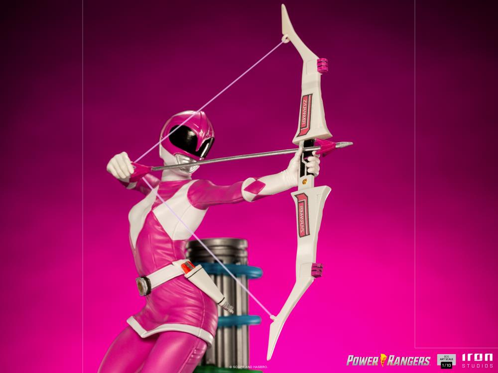 Pedido Estatua Pink Ranger - Mighty Morphin Power Rangers - Battle Diorama Series (BDS) - marca Iron Studios escala de arte 1/10