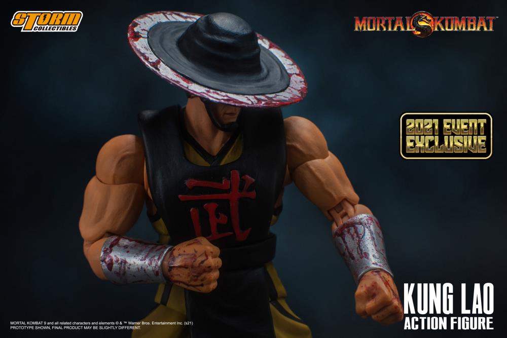 Pedido Figura Kung Lao (2021 Event Exclusive) - Mortal Kombat 2 VS Series marca Storm Collectibles escala pequeña 1/12