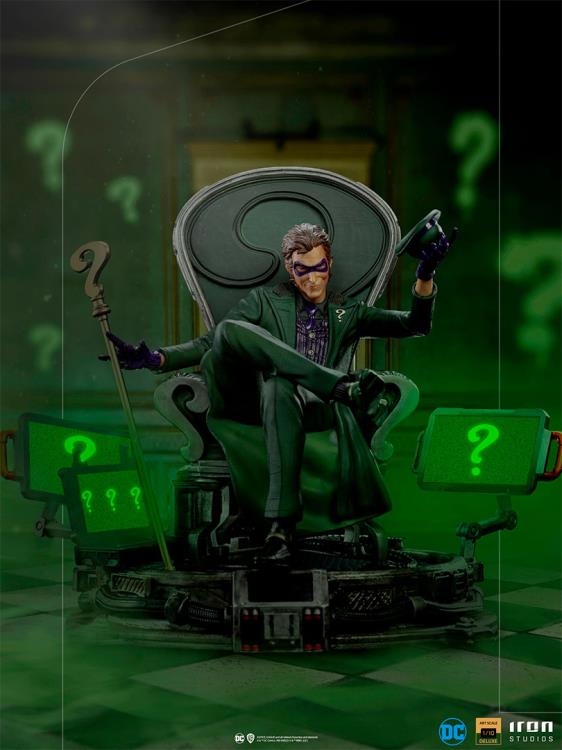 Pedido Estatua The Riddler Deluxe - DC Comics Series #7 marca Iron Studios escala de arte 1/10