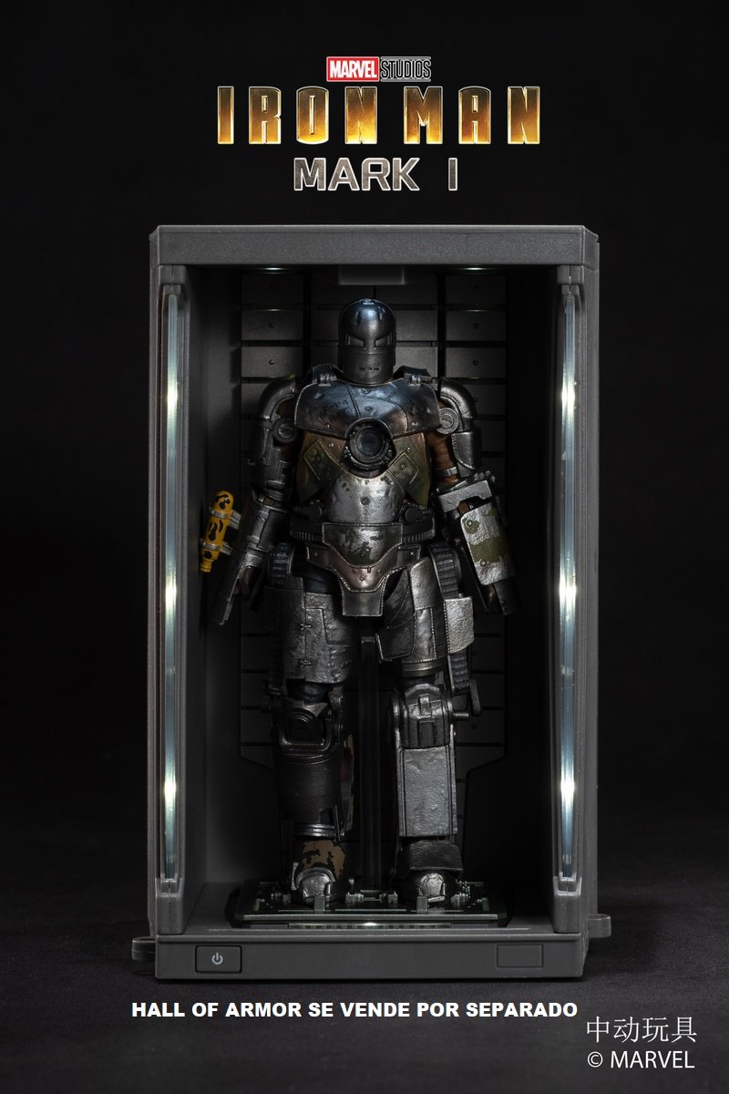 Pedido Figura Iron Man Mark I marca ZD Toys escala pequeña 1/10 (18 cm)