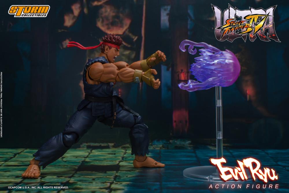 Pedido Figura Evil Ryu - Ultra Street Fighter IV marca Storm Collectibles escala pequeña 1/12