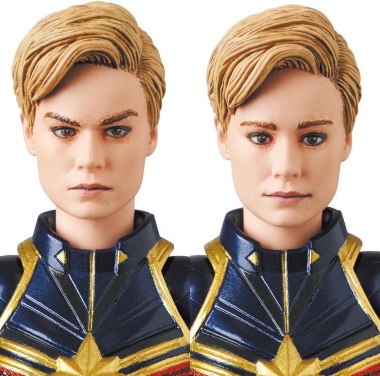 Pedido Figura Captain Marvel - Avengers: Endgame - MAFEX marca Medicom Toy No.163 escala pequeña 1/12