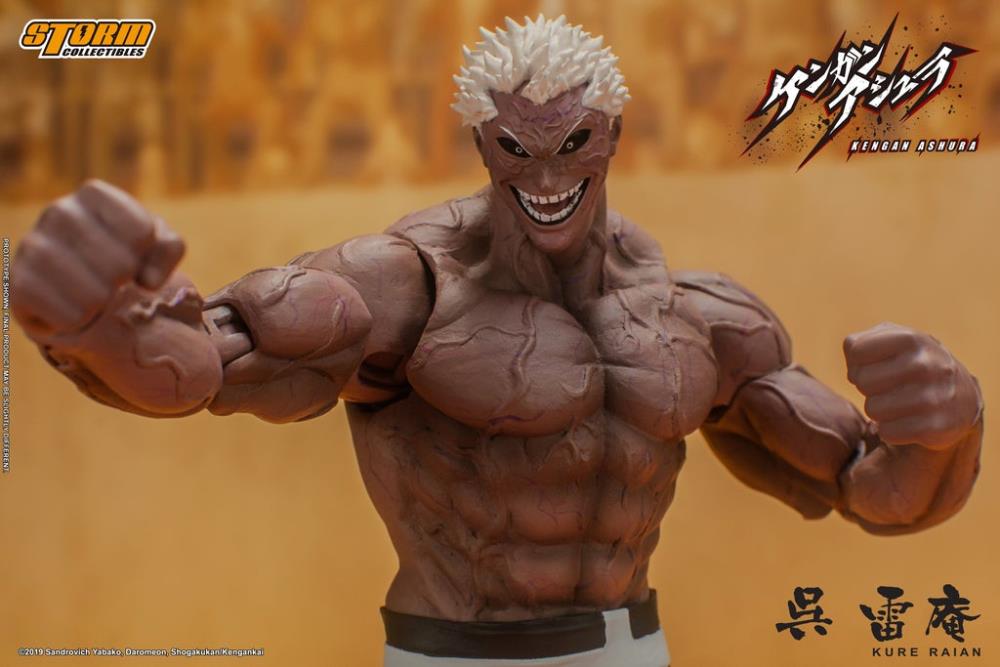 Pedido Figura Kure Raian - Kengan Ashura marca Storm Collectibles SYKA02 escala pequeña 1/12