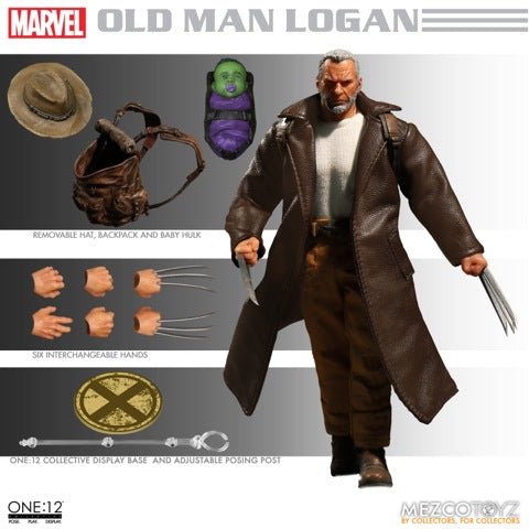 Pedido Figura Old Man Logan - Marvel - One:12 Collective marca Mezco Toyz escala pequeña 1/12