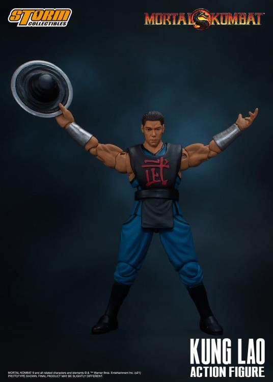 Pedido Figura Kung Lao - Mortal Kombat 2 VS Series marca Storm Collectibles escala pequeña 1/12