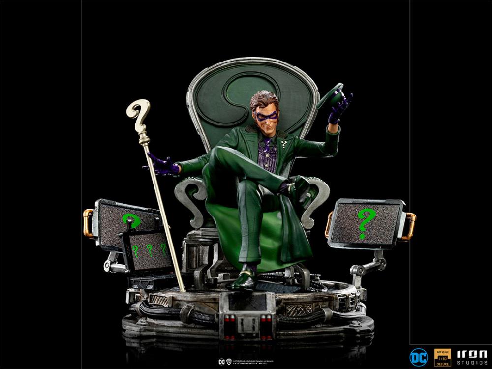 Pedido Estatua The Riddler Deluxe - DC Comics Series #7 marca Iron Studios escala de arte 1/10