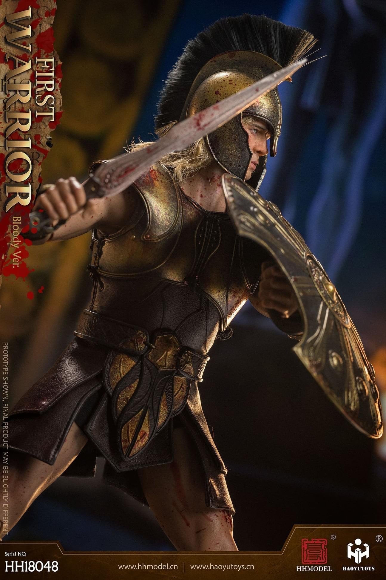 Pedido Figura First Greek Warrior (Bloody version) marca HaoyuToys HH18048 escala 1/6