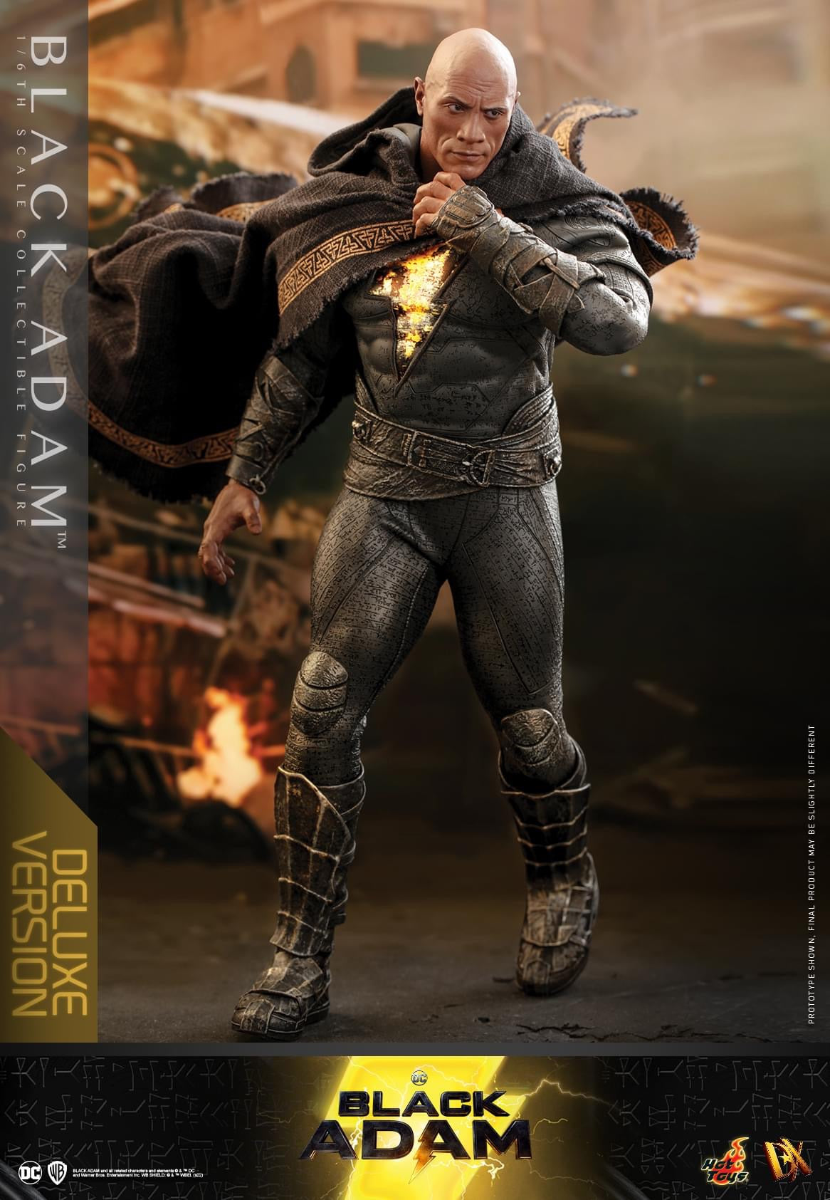 Preventa Figura Black Adam (Deluxe version) marca Hot Toys DX30 escala 1/6