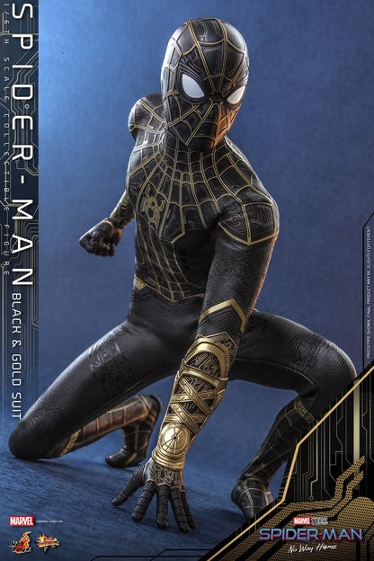 Pedido Figura Spider-Man (Black & Gold Suit) - Spider-Man: No Way Home marca Hot Toys MMS604 escala 1/6