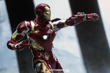 Pedido Figura DLX Iron Man Mark XLVI (46) - Avengers: Infinity Saga marca Threezero 3Z0256 escala pequeña 1/12