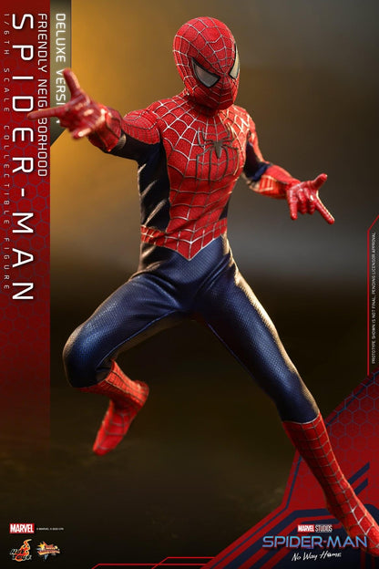 Preventa Figura Friendly Neighborhood Spider-Man (Deluxe version) - Spider-Man: No Way Home marca Hot Toys MMS662 escala 1/6