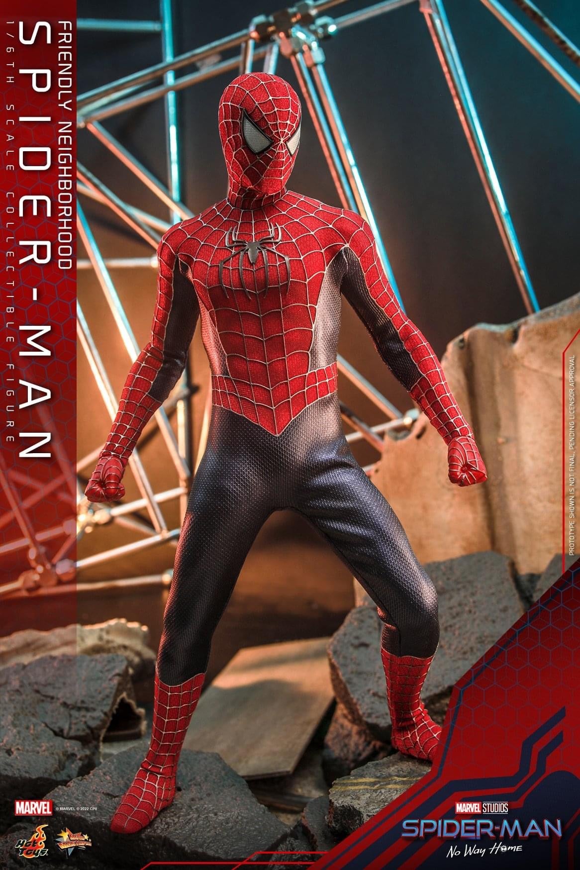 Preventa Figura Friendly Neighborhood Spider-Man - No Way Home marca Hot Toys MMS661 escala 1/6