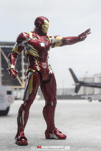 Pedido Figura DLX Iron Man Mark XLVI (46) - Avengers: Infinity Saga marca Threezero 3Z0256 escala pequeña 1/12