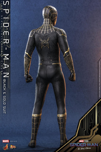 Pedido Figura Spider-Man (Black & Gold Suit) - Spider-Man: No Way Home marca Hot Toys MMS604 escala 1/6