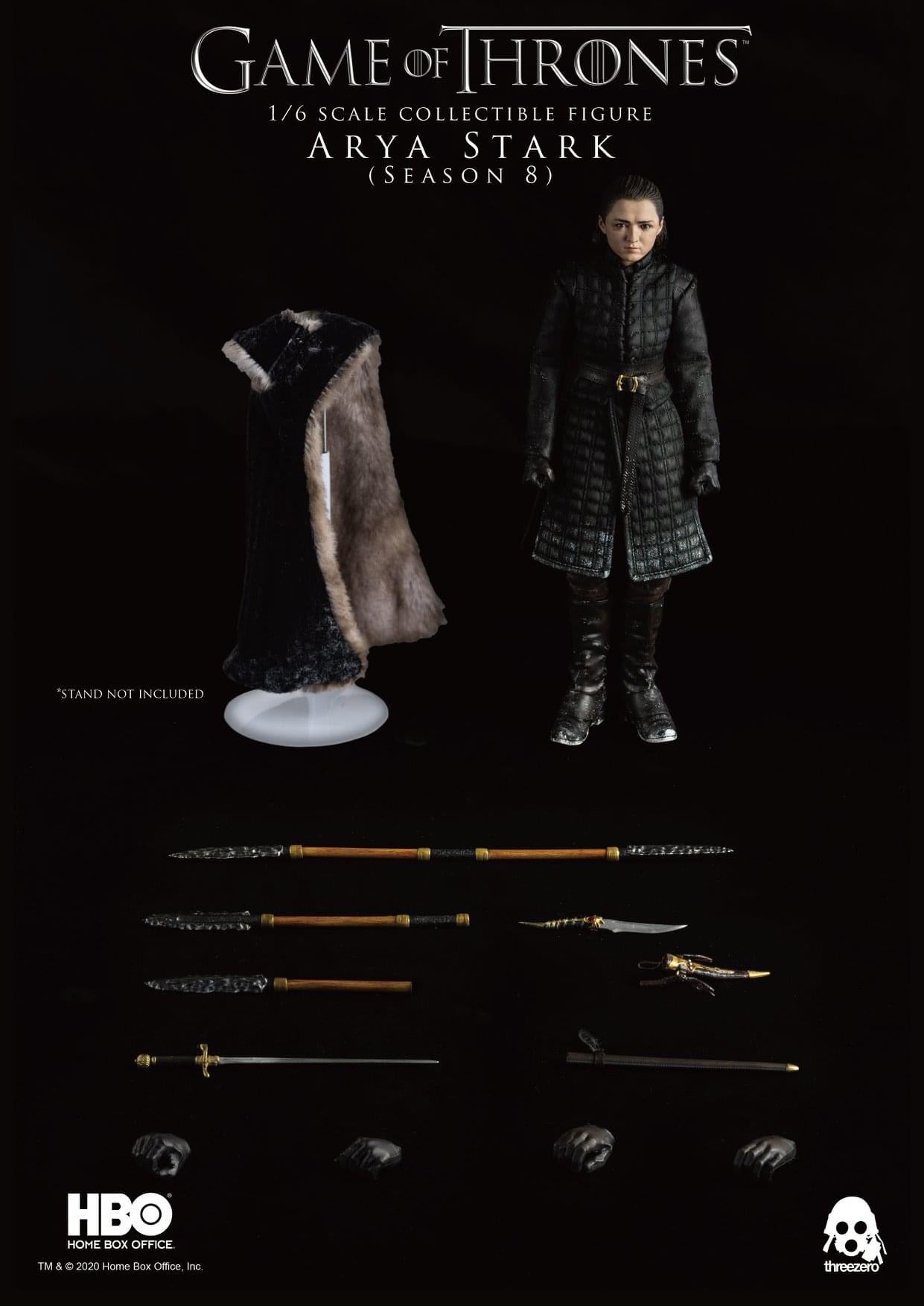 Pedido Figura Arya Stark - Game of Thrones (Season 8) marca Threezero 3Z0143 escala 1/6