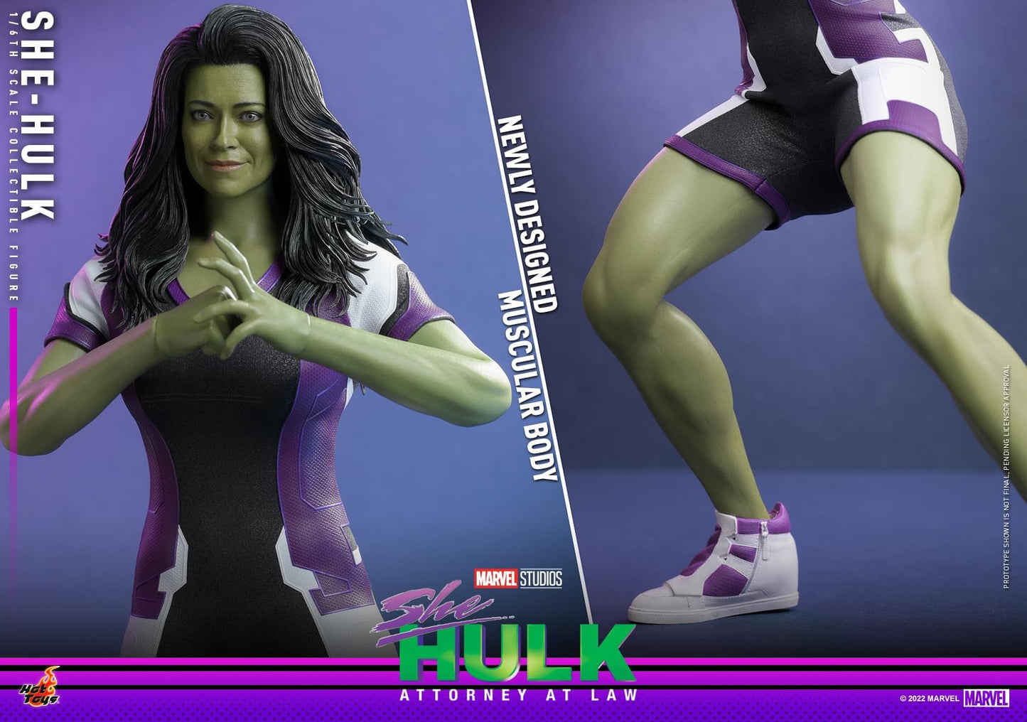 Preventa Figura She-Hulk marca Hot Toys TMS093 escala 1/6