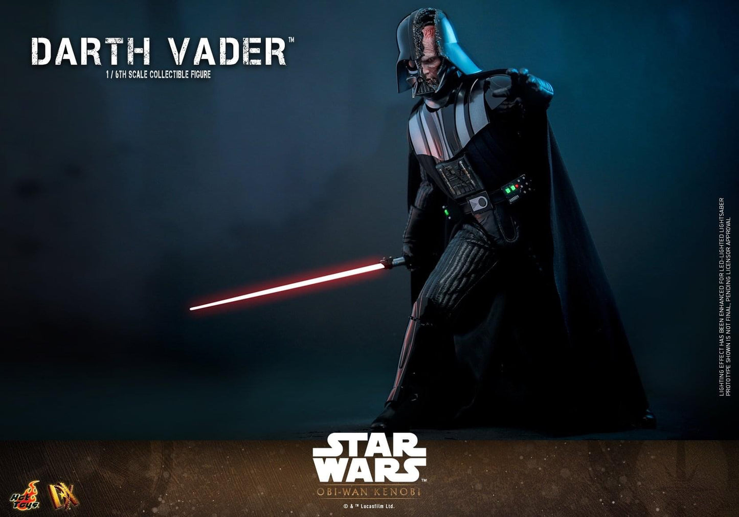 Preventa Figura Darth Vader - Star Wars™: Obi-Wan Kenobi Series marca Hot Toys DX27 escala 1/6