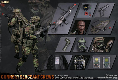 Pedido Figura Gunnery Sergeant Crews - USMC Urban Warfare marca Damtoys 78082 escala 1/6 (BACK ORDER)