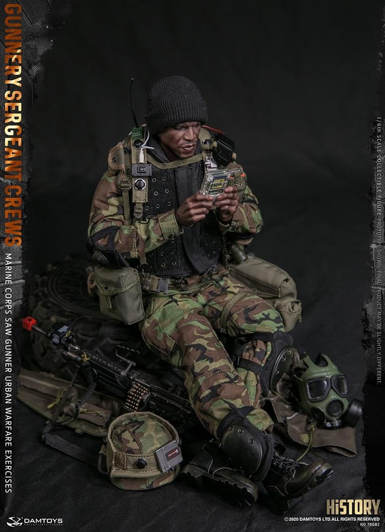 Pedido Figura Gunnery Sergeant Crews - USMC Urban Warfare marca Damtoys 78082 escala 1/6 (BACK ORDER)