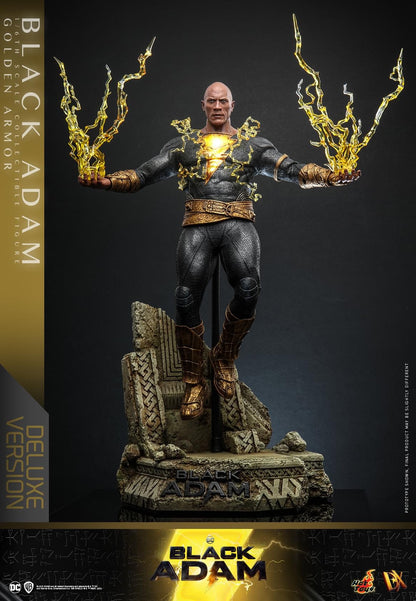 Preventa Figura Black Adam (Golden Armor) marca Hot Toys DX31 escala 1/6