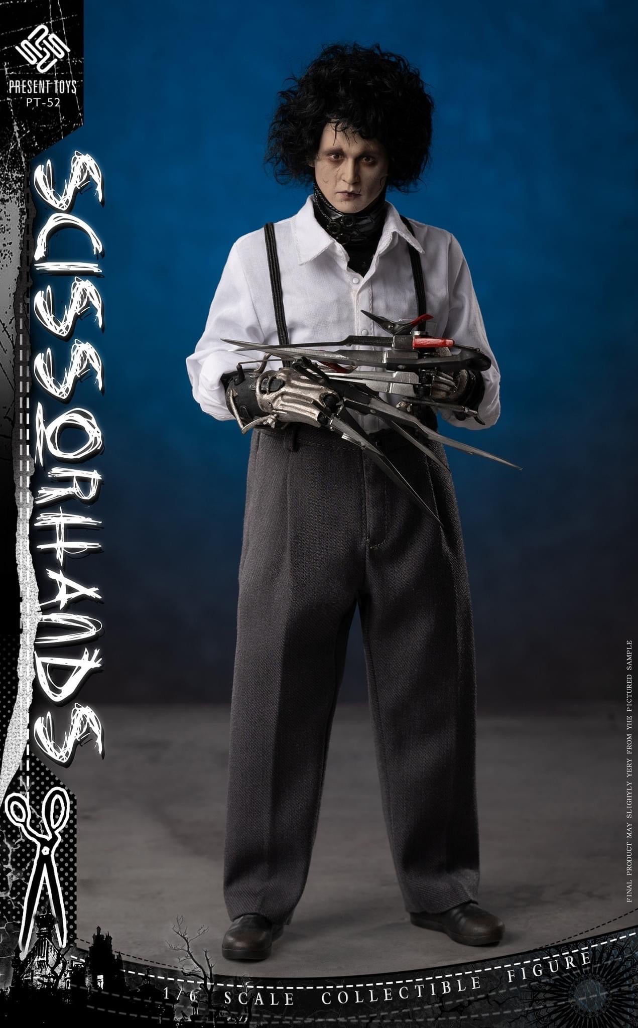 Preventa Figura Scissorhands marca Present Toys SP52 escala 1/6