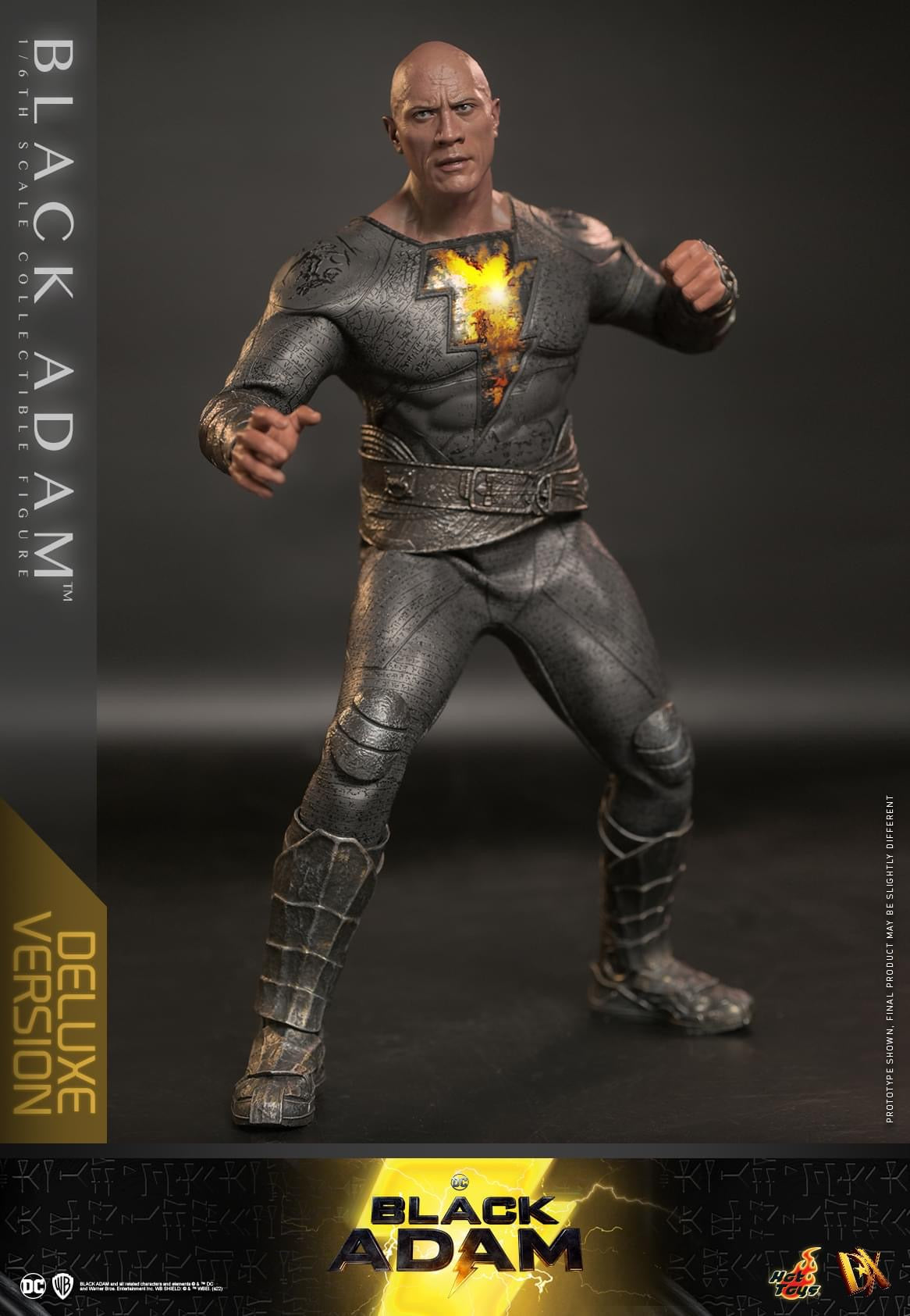 Preventa Figura Black Adam (Deluxe version) marca Hot Toys DX30 escala 1/6