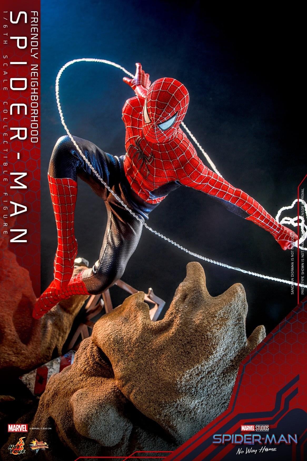 Preventa Figura Friendly Neighborhood Spider-Man - No Way Home marca Hot Toys MMS661 escala 1/6