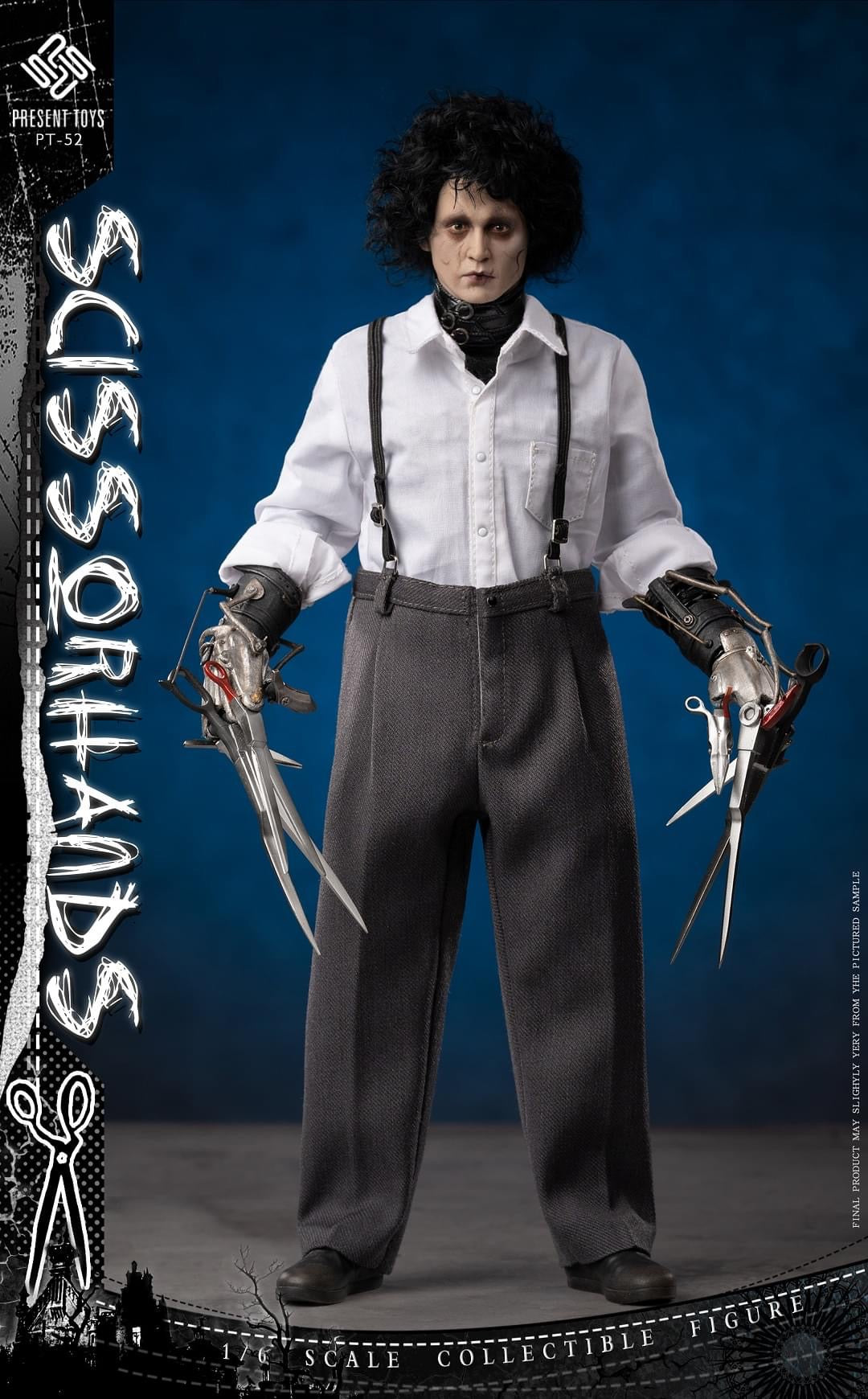 Preventa Figura Scissorhands marca Present Toys SP52 escala 1/6