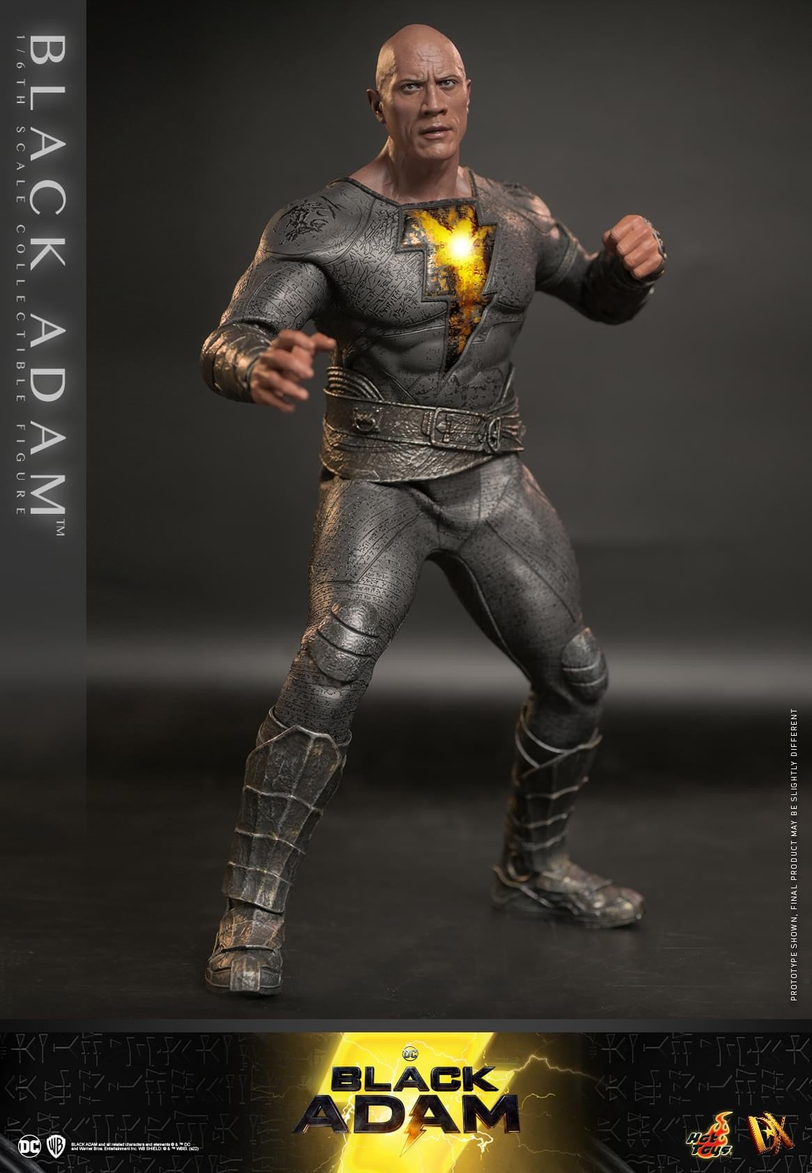 Preventa Figura Black Adam marca Hot Toys DX29 escala 1/6