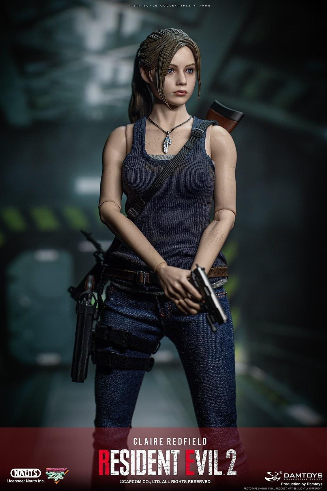 Segundo Pago Figura Claire Redfield - Resident Evil 2 marca Damtoys DMS031 escala 1/6