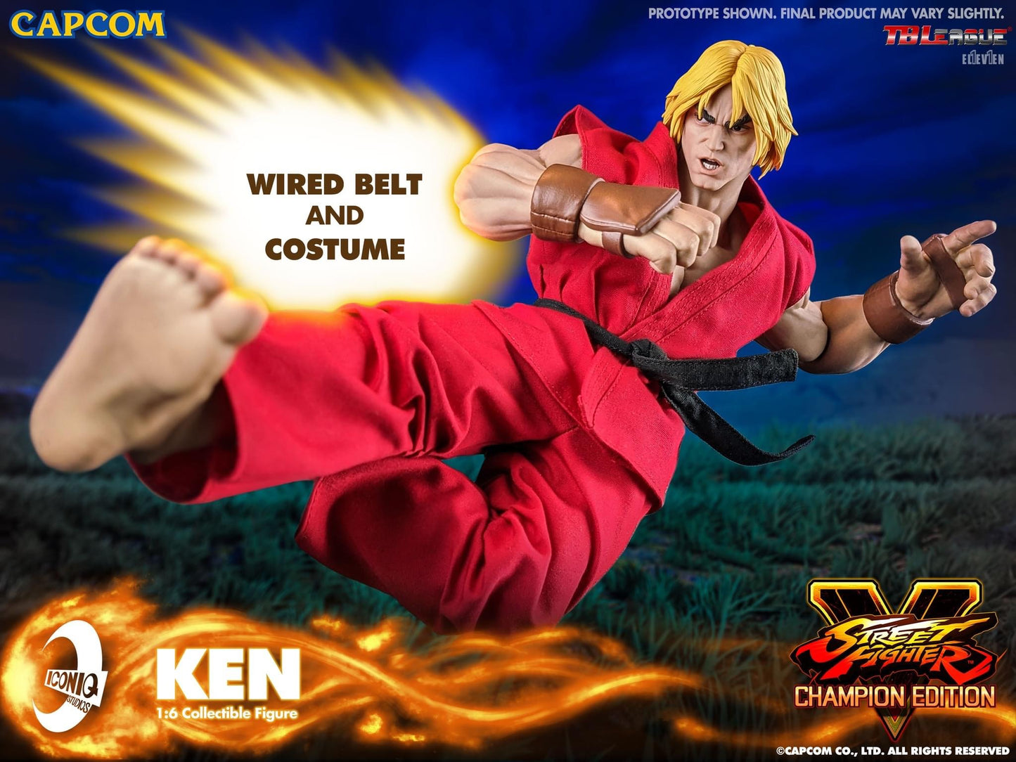 Pedido Figura KEN - Street Fighter V marca Iconiq Studios IQGS-04 escala 1/6