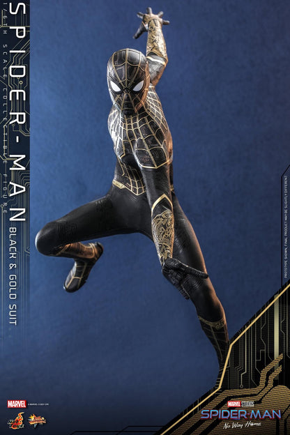 Pedido Figura Spider-Man (Black & Gold Suit) - Spider-Man: No Way Home marca Hot Toys MMS604 escala 1/6