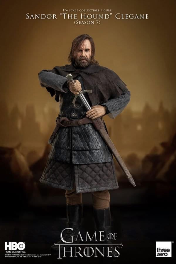 Pedido Figura Sandor “The Hound” Clegane - Game of Thrones Season 7 marca Threezero 3Z0302 escala 1/6