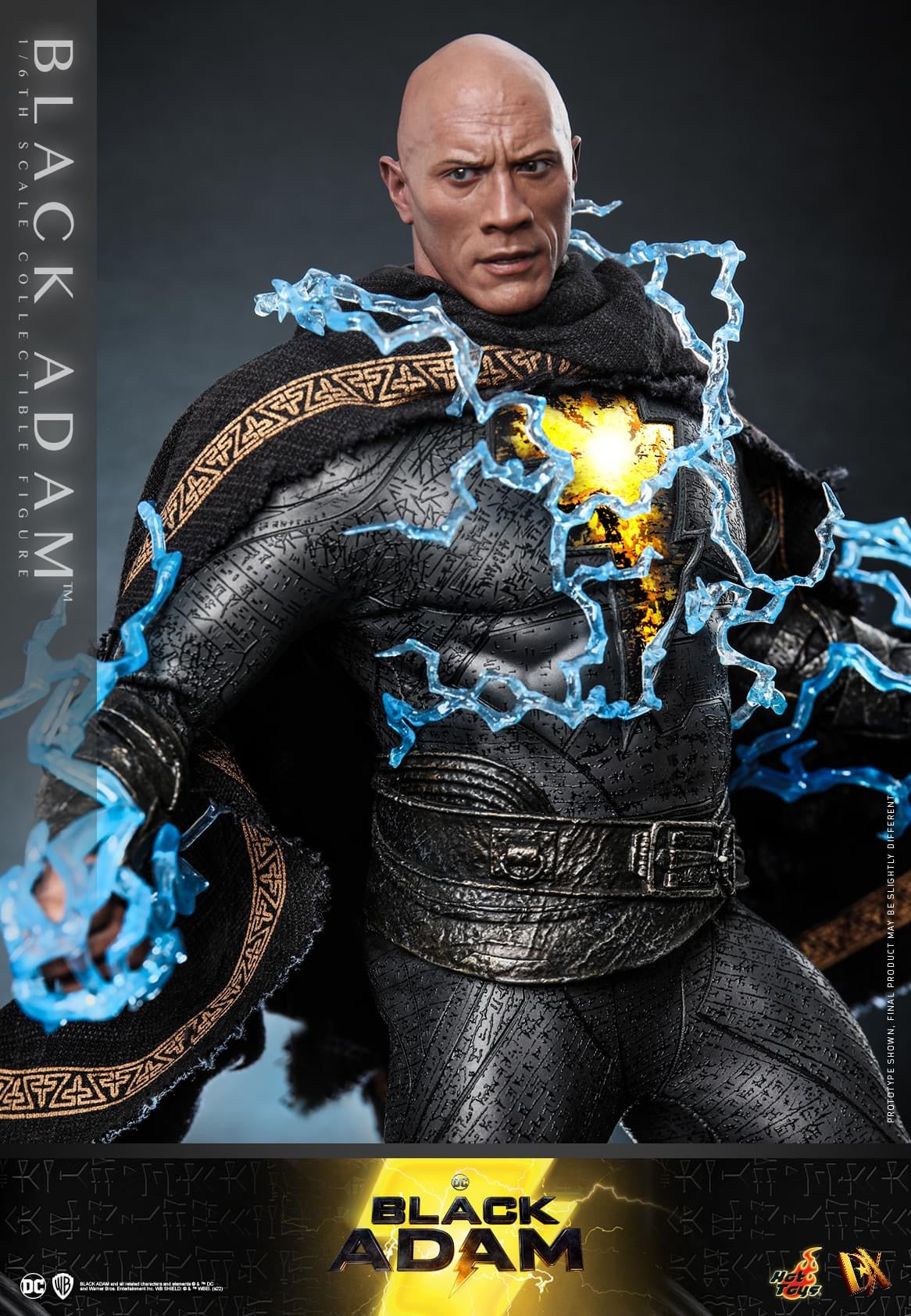 Preventa Figura Black Adam marca Hot Toys DX29 escala 1/6