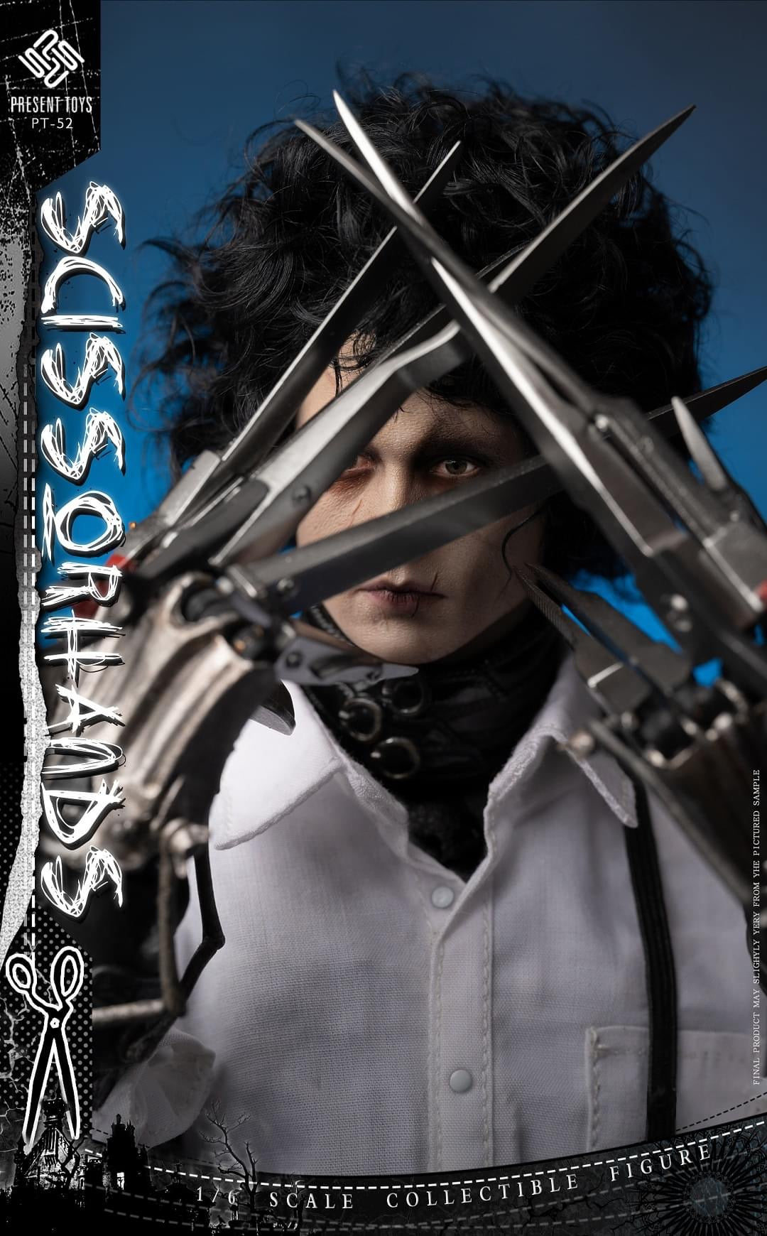 Preventa Figura Scissorhands marca Present Toys SP52 escala 1/6