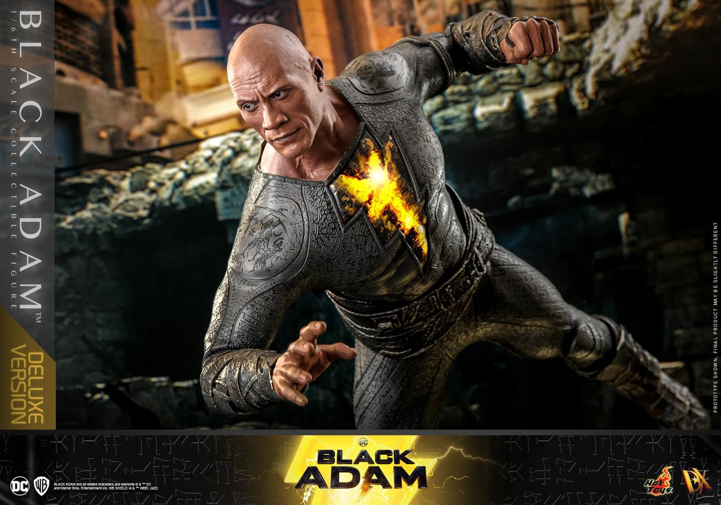 Preventa Figura Black Adam (Deluxe version) marca Hot Toys DX30 escala 1/6